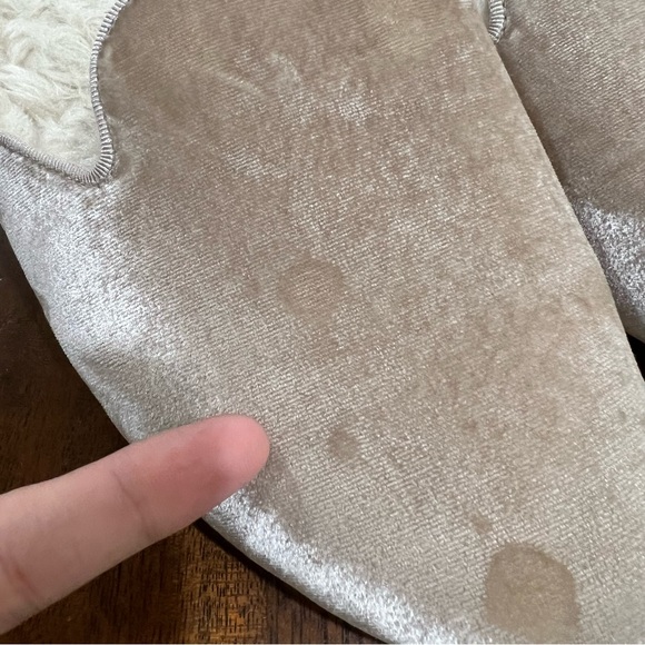 Birdies The Phoebe Cream Faux Fur Slip On Slide Mule Size 8.5 - Picture 5 of 11